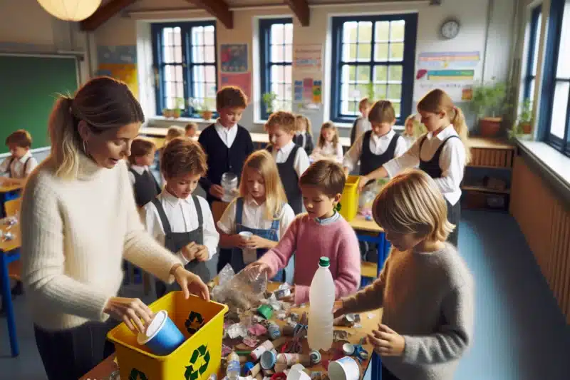 Undervisningsopplegg for barn: lær om resirkulering og miljøansvar